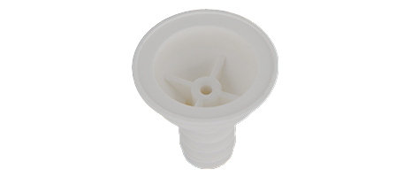 Siphon mit Schlauchtülle - Wasserbereich - Baumann Kunststoffspritzgussteile - Ansicht